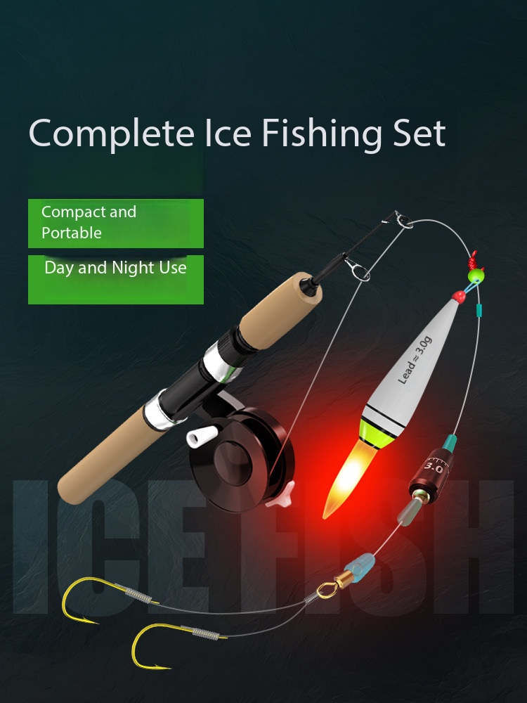 Ice Fishing Line - 새로운 얼음낚싯대 초단축 미니 텔레스코픽 ML3