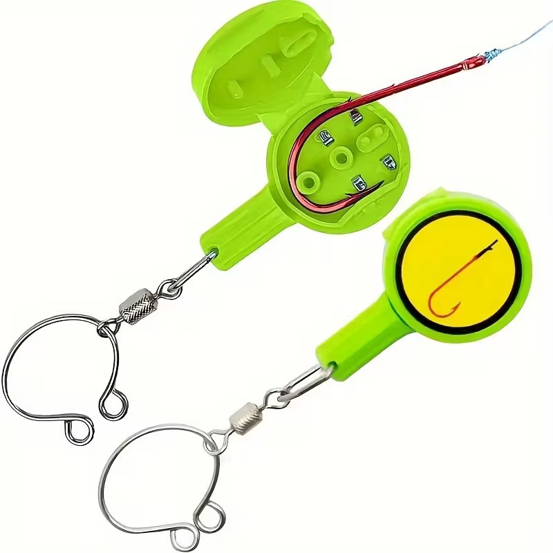Fishing Line Dispenser - 2개 낚시 도구: 매듭 도구, 다기능