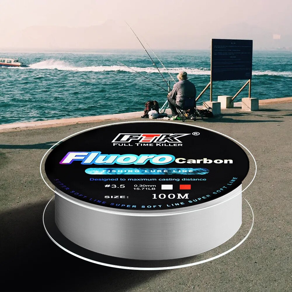 100m 플루오로카본 미끼 낚싯줄, 탄소 섬유 플라이  - Copolymer Line 리뷰 및 가격