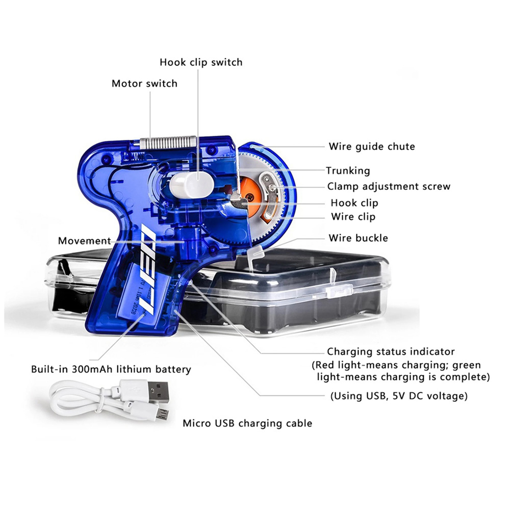 USB 충전 전기 자동 낚시 바늘 묶는 기계 300mA - Fishing Line Dispenser 리뷰 및 가격