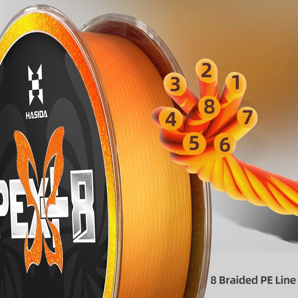 하시다 버터플라이 100m 8합사 PE PEX+ 테크  - Copolymer Line 리뷰 및 가격