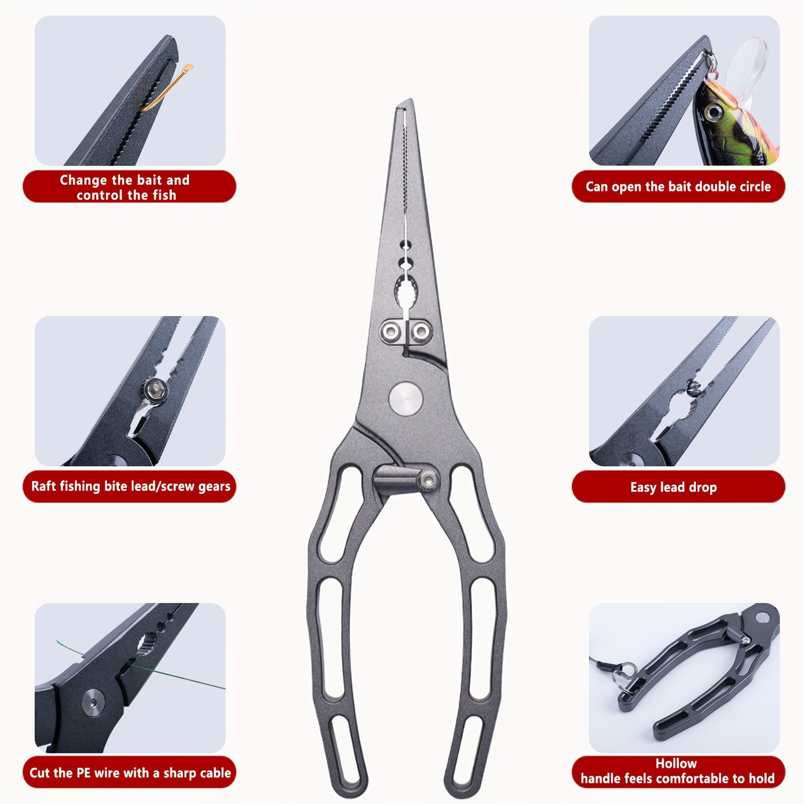 낚시 플라이어 및 피쉬 그리퍼 콤보 키트, 녹슬지 않는 - Fishing Line Cutter 리뷰 및 가격